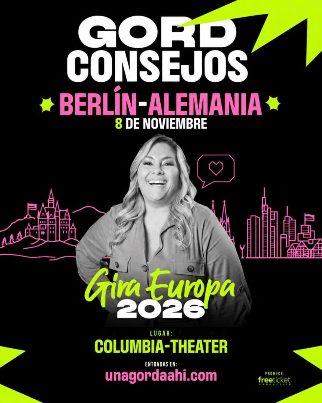 Johana Velandia "Gord Consejos" en Berlín