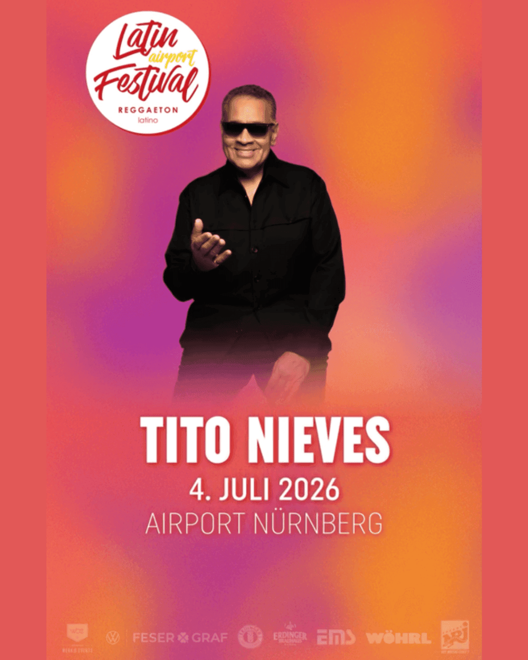 Tito Nieves en Núremberg - Latin Airport Festival 2026