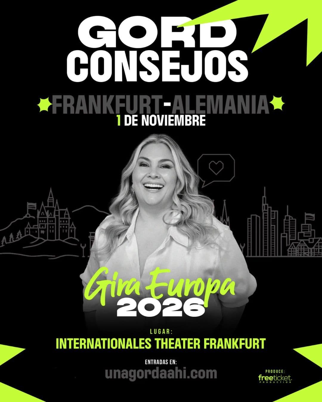 Johana Velandia "Gord Consejos" en Frankfurt