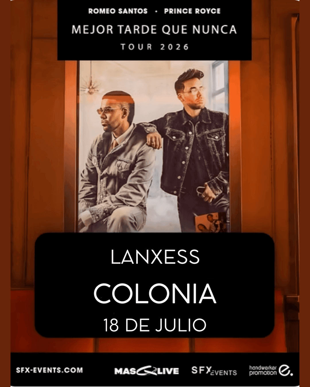 Romeo Santos & Prince Royce en Colonia 