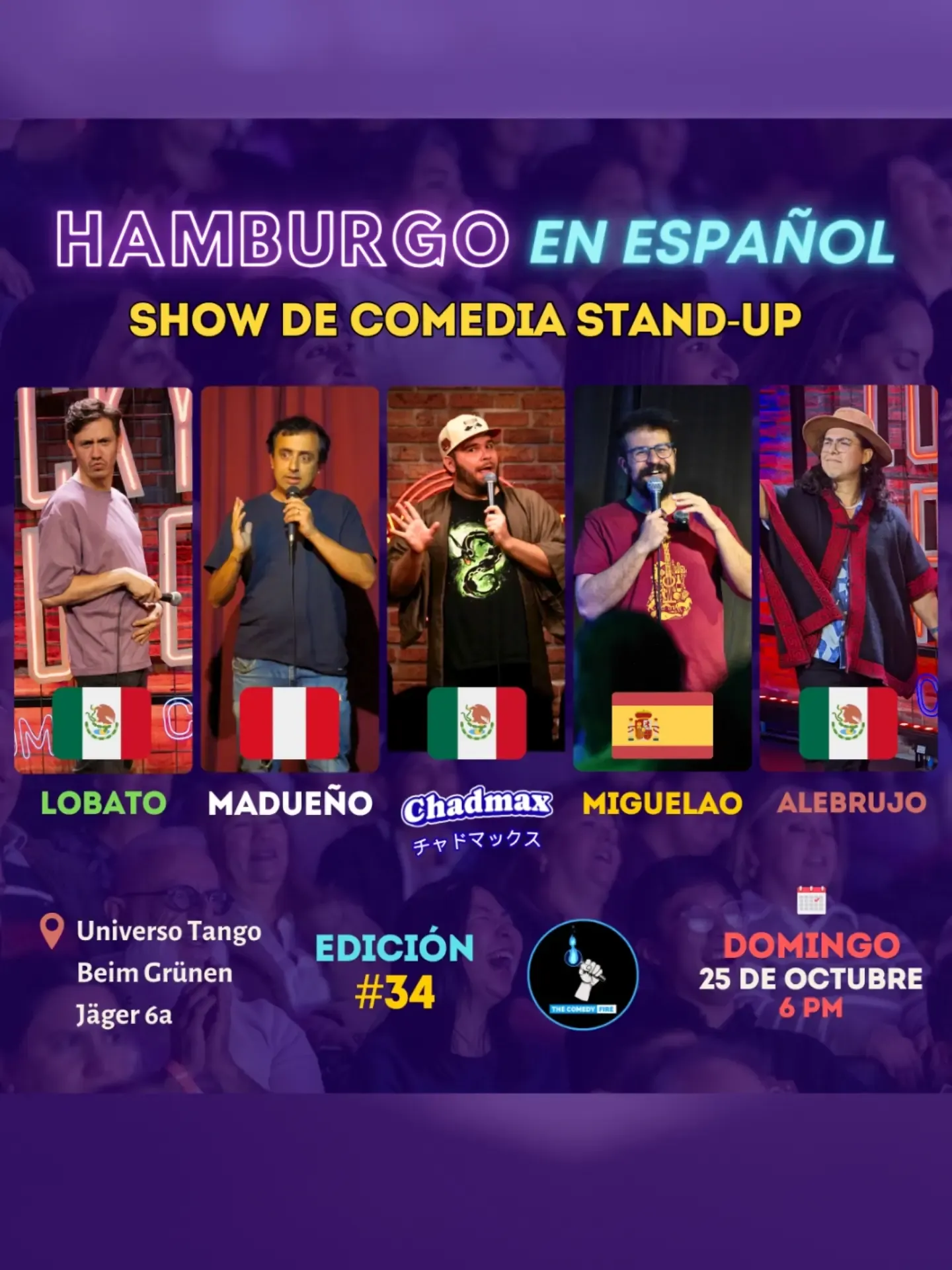 Invasión Latina Berlín #36 · Comedia stand-up en español