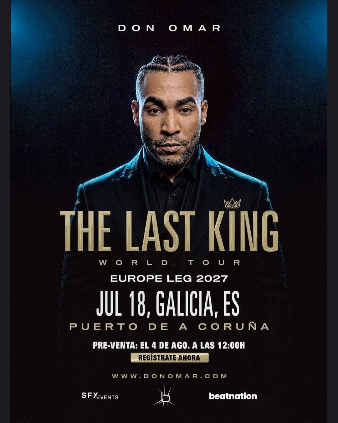 Don Omar en A Coruña · World Tour 2027