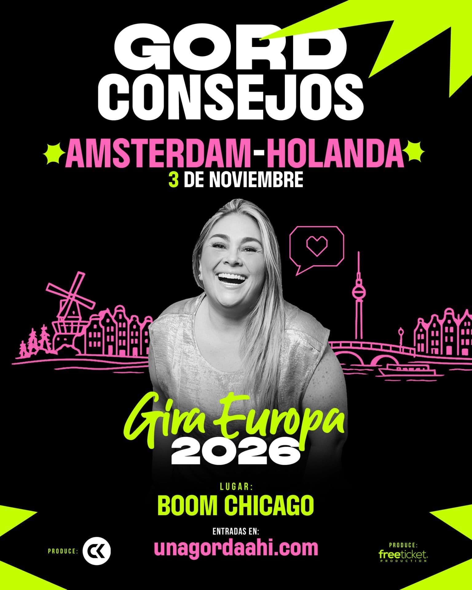 Johana Velandia en Ámsterdam · GordConsejos
