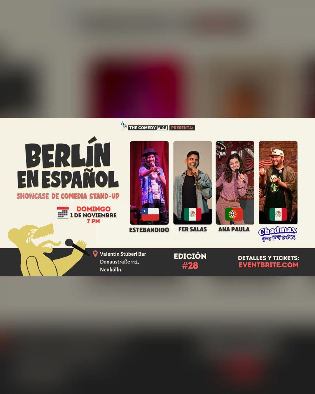 Berlín en Español #28 · Comedia stand-up en español