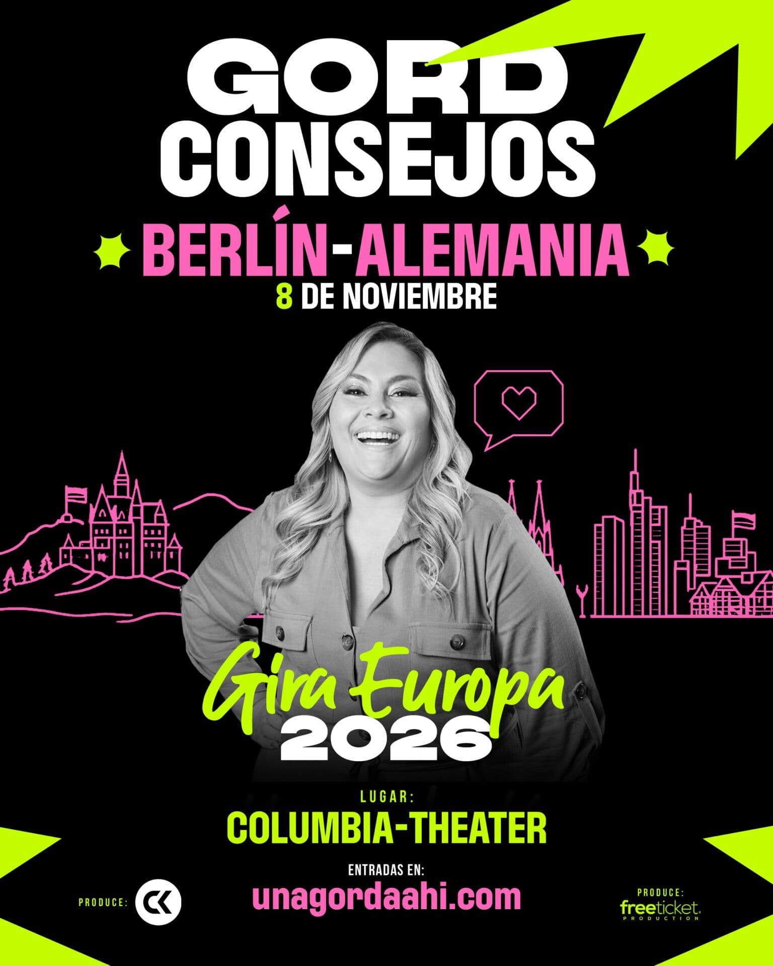 Johana Velandia en Berlín · GordConsejos
