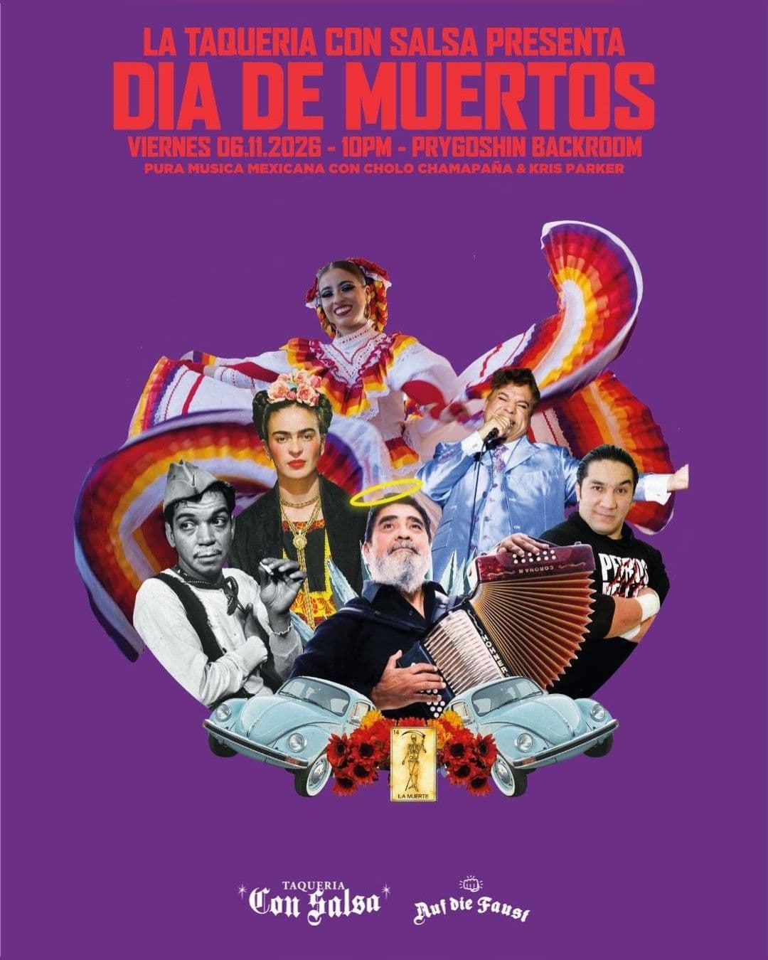 Día de Muertos · La Taquería con Salsa en Prygoshin Backroom