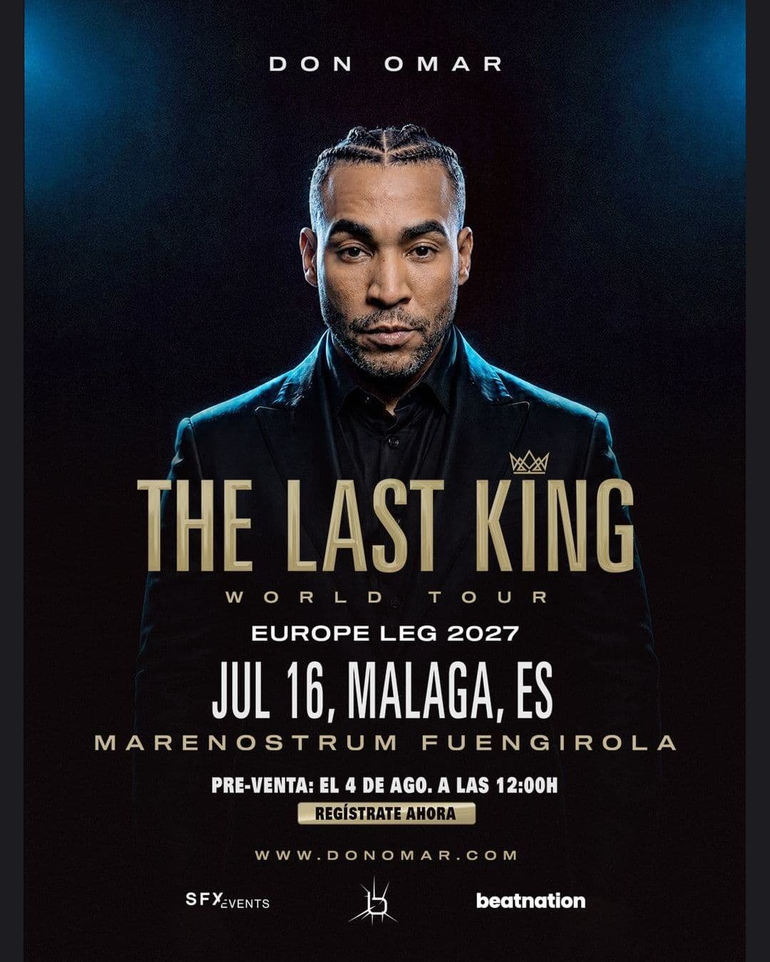 Don Omar en Málaga · World Tour 2027