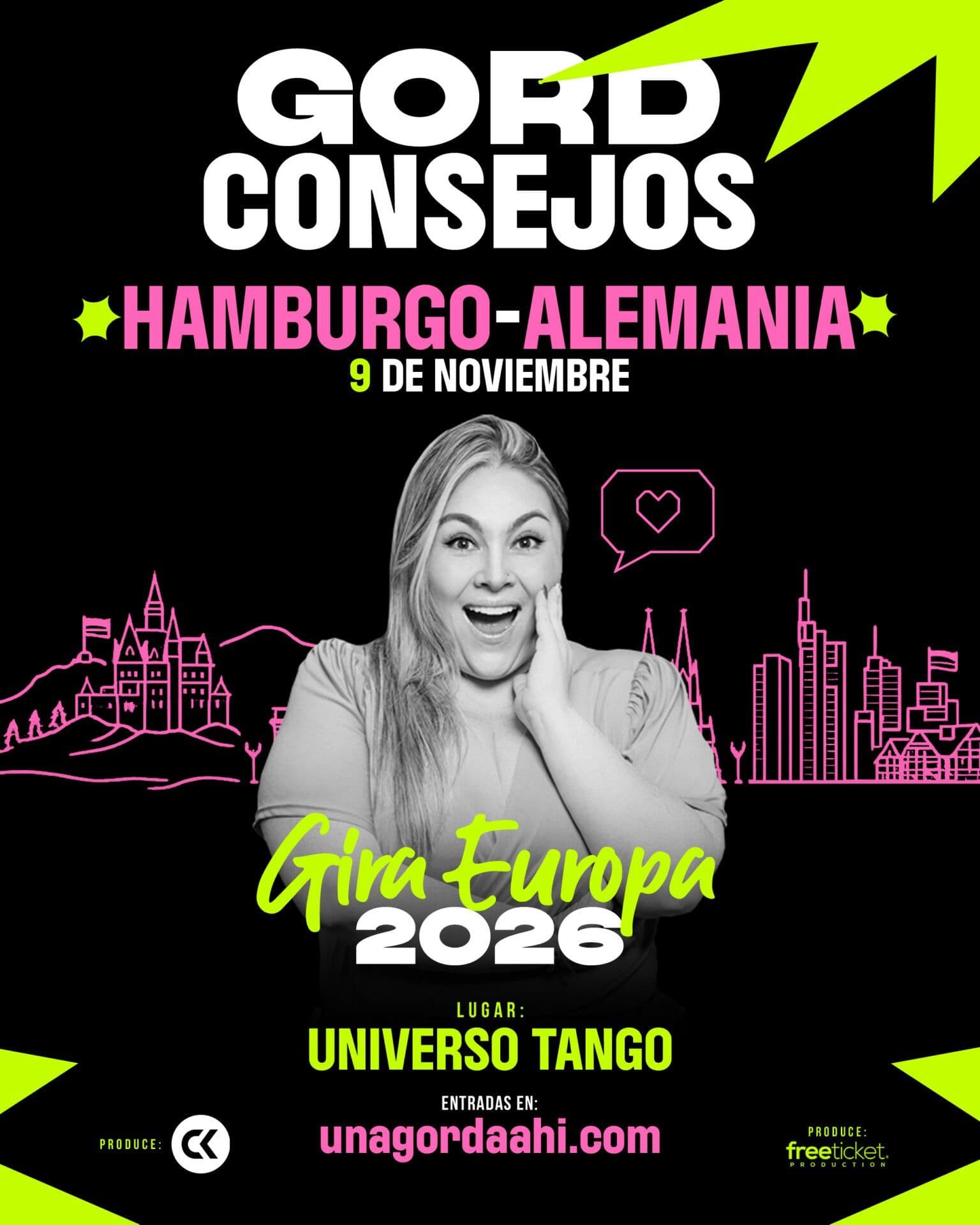 Johana Velandia en Hamburgo · GordConsejos