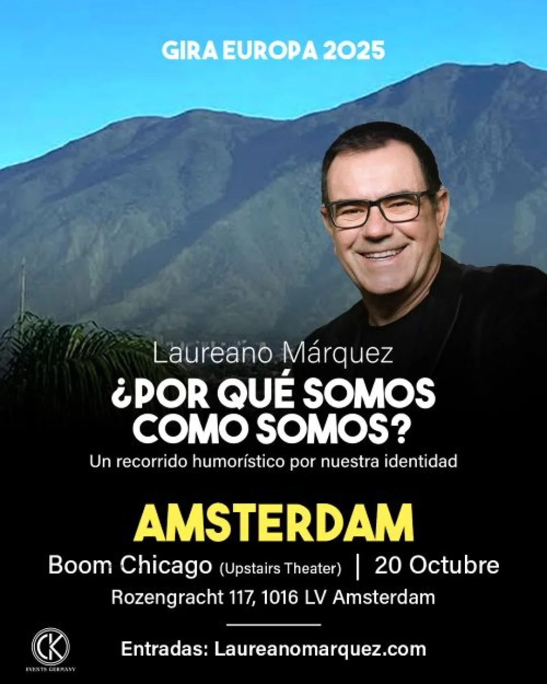 Laureano Márquez in Amsterdam Tropixus