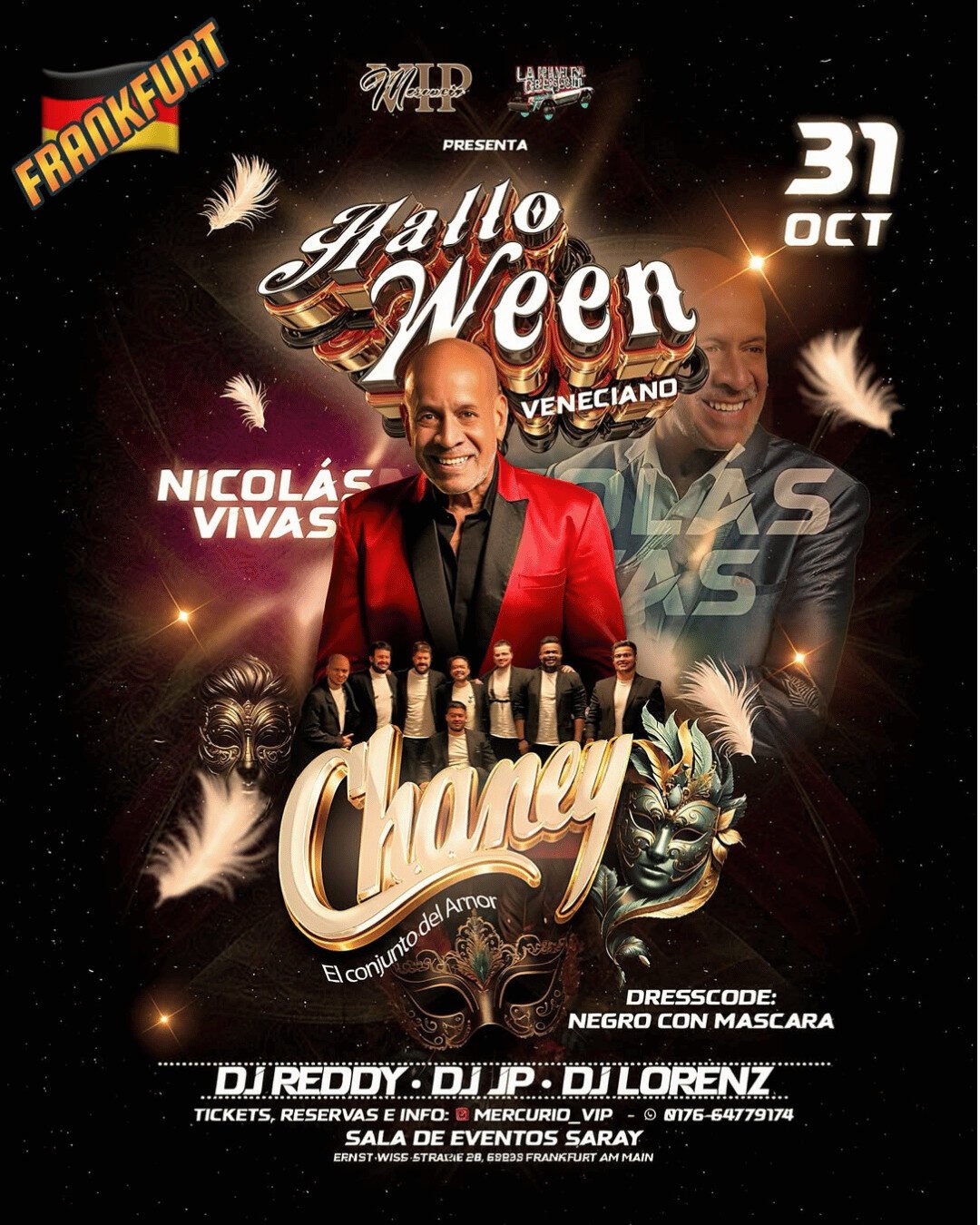Chaney el Conjunto del Amor en Frankfurt - Tropixus