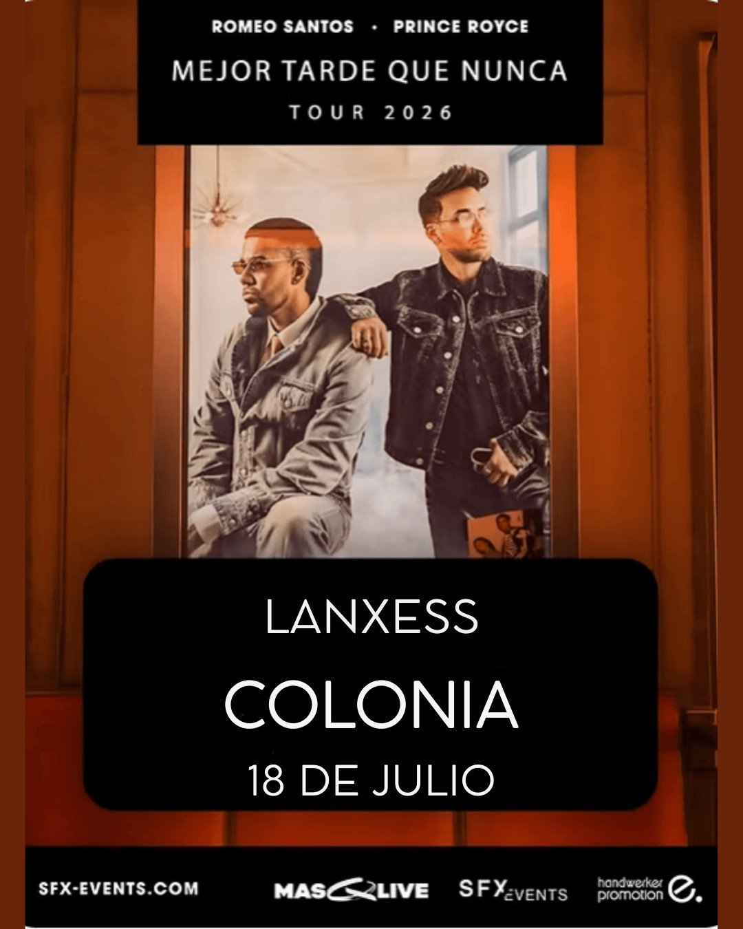 Romeo Santos y Prin Royce en Colonia- Tropixus